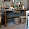 Konsola Rustykalna Chic Antique Grimaud z Szufladą