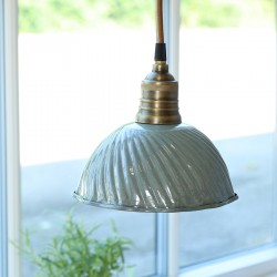 Lampa Wisząca Retro Chic Antique Lunel Szara A