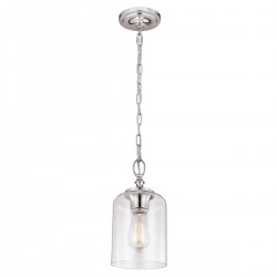 Lampa wisząca Hounslow - 1 źródło światła - Polerowany nikiel