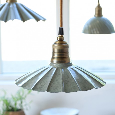 Lampa Wisząca Retro Chic Antique Lunel Szara A