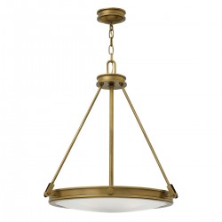 Lampa wisząca Collier - 4 źródła światła - Klasyczny mosiądz