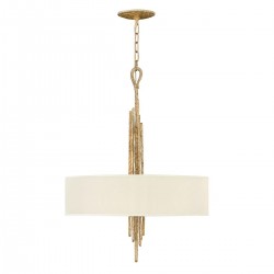 Lampa wisząca Spyre - 6 źródeł światła - Szampańskie złoto