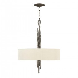 Lampa wisząca Spyre - 6 źródeł światła - Matowy brąz