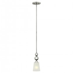 Mała lampa wisząca Zelda - 1 źródło światła - Polerowany nikiel