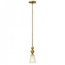 Mała lampa wisząca Zelda - 1 źródło światła - Vintage mosiądz