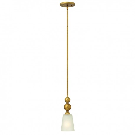 Mała lampa wisząca Zelda - 1 źródło światła - Vintage mosiądz