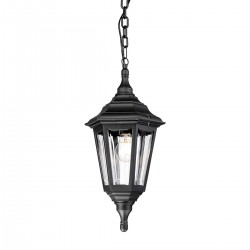 Latarnia wisząca Kinsale - 1 źródło światła - Czarny