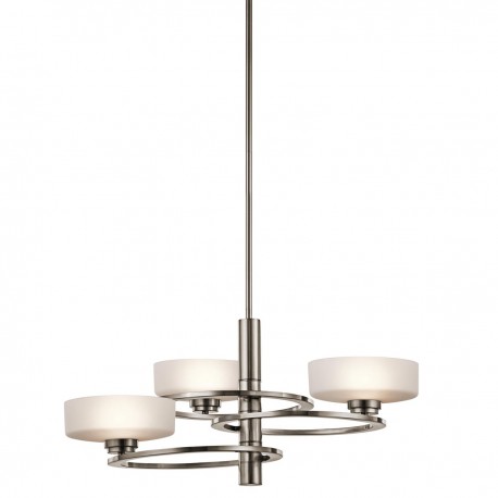 Żyrandol Aleeka - 3 źródła światła - Pewter