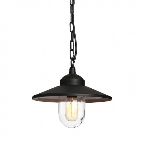 Lampa Ogrodowa Loft Klampenborg Czarna Wisząca
