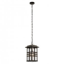 Latarnia wisząca Beacon Square - 1 źródło światła - Postarzany brąz