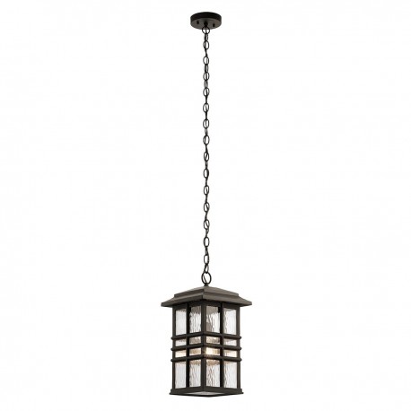 Latarnia wisząca Beacon Square - 1 źródło światła - Postarzany brąz