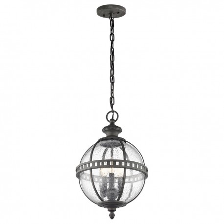 Latarnia wisząca Halleron - 3 źródła światła - Szaro-brązowy