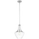 Mała lampa wisząca Everly - 1 źródło światła - Chrom