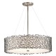 Lampa wisząca Silver Coral - 4 źródła światła - Pewter