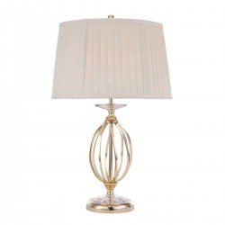 Lampa stołowa Aegean - 1 źródło światła - Polerowany mosiądz
