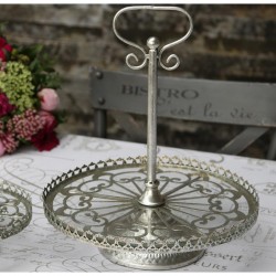 Etażerka Metalowa Silver Chic