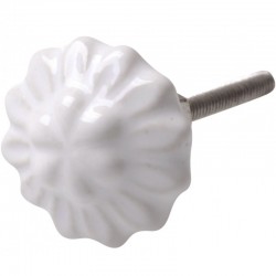 Gałki Do Mebli Białe Kwiatki