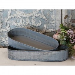 Metalowa Taca Chic Antique Owalna 1