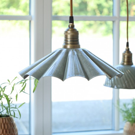 Lampa Wisząca Retro Chic Antique Lunel Szara B