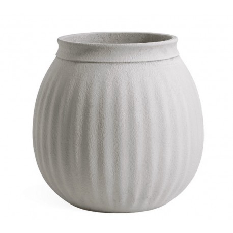 Wazon Belldeco Modern White Prążki 1A