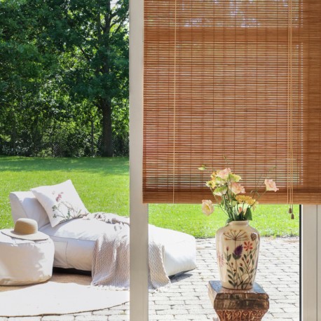 Beżowa Zasłona we Wzory B Blanc Mariclò