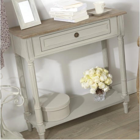 Szara Konsola Prowansalska Grissi