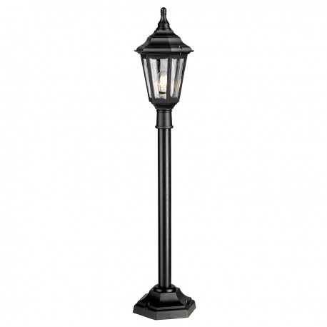 Latarnia słupkowa Kinsale - 1 źródło światła - Czarny