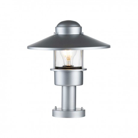 Lampa Ogrodowa Loft Klampenborg Srebrna Stojąca B