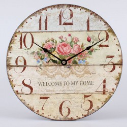 Prowansalski Zegar z Kwiatami