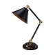 Mała lampa stołowa Provence Element - 1 źródło światła - Czarny, polerowany mosiądz