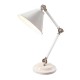 Mała lampa stołowa Provence Element - 1 źródło światła - Biały, polerowany nikiel