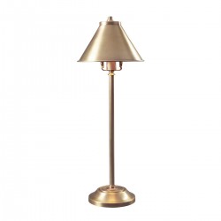 Lampa biurkowa Provence - 1 źródło światła - Postarzany mosiądz