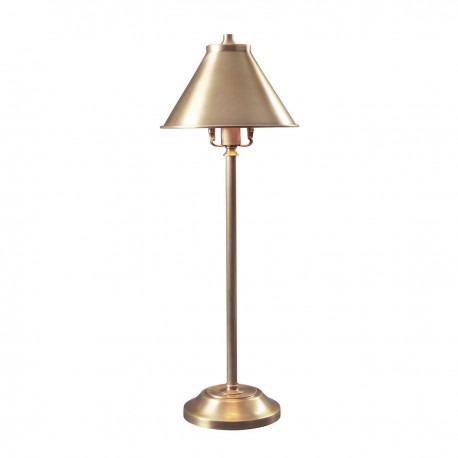 Lampa biurkowa Provence - 1 źródło światła - Postarzany mosiądz