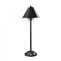 Lampa biurkowa Provence - 1 źródło światła - Postarzany brąz