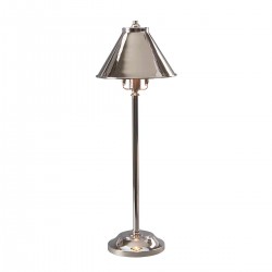 Lampa biurkowa Provence - 1 źródło światła - Polerowany nikiel
