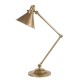 Lampa stołowa Provence - 1 źródło światła - Postarzany mosiądz