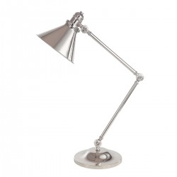 Lampa stołowa Provence - 1 źródło światła - Polerowany nikiel
