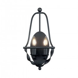 Kinkiet Rustykalny Bradbury Popielaty