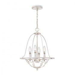 Żyrandol Rustykalny Bradbury Antyczna Biel B