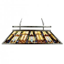 Lampa wyspowa Inglenook - 3 źródła światła - Ciemnobrązowy