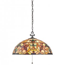 Lampa wisząca Kami - 3 źródła światła - Vintage brąz