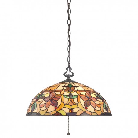 Lampa wisząca Kami - 3 źródła światła - Vintage brąz