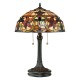 Lampa stołowa Kami - 2 źródła światła - Vintage brąz
