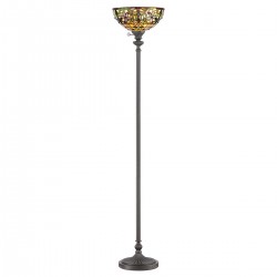 Lampa podłogowa Kami - 1 źródło światła - Vintage brąz