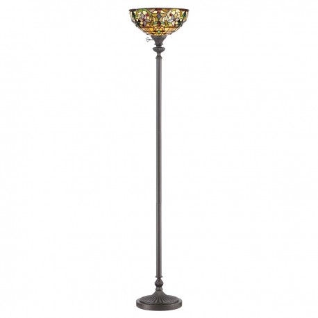 Lampa podłogowa Kami - 1 źródło światła - Vintage brąz