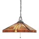 Lampa wisząca Stephen - 3 źródła światła - Vintage brąz