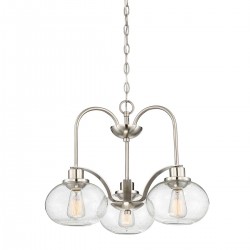 Lampa Wisząca Hamptons Trilogy Srebrna D