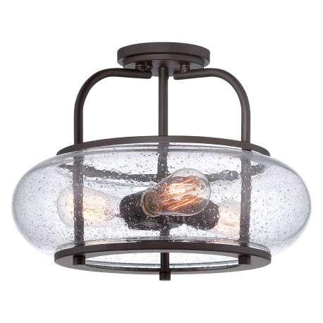 Lampa Wisząca Loft Trilogy Postarzany Brąz B