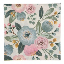 Papierowe Serwetki w Kwiaty 20 szt. H Clayre & Eef