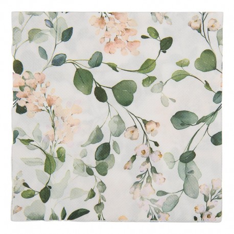 Papierowe Serwetki w Kwiaty 20 szt. J Clayre & Eef